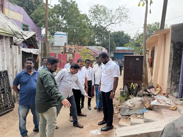 பெரம்பூர் சட்டமன்றத் தொகுதி 34அ வட்டம் M.A.M. இராமசாமி தெருவில்