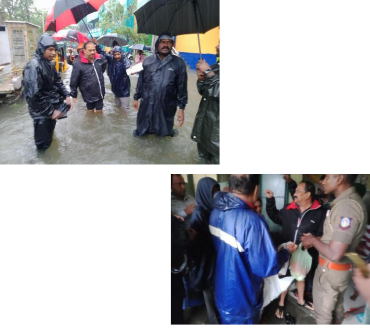 ஆர்.ஆர்.நகரில் மிக்ஜாம் புயல்