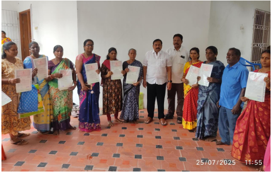 பெரம்பூர் சட்டமன்ற தொகுதி, வார்டு 46, வியாசர்பாடி, சத்தியமூர்த்தி நகர் பிளாக் திட்டப் பகுதியில் தமிழ்நாடு